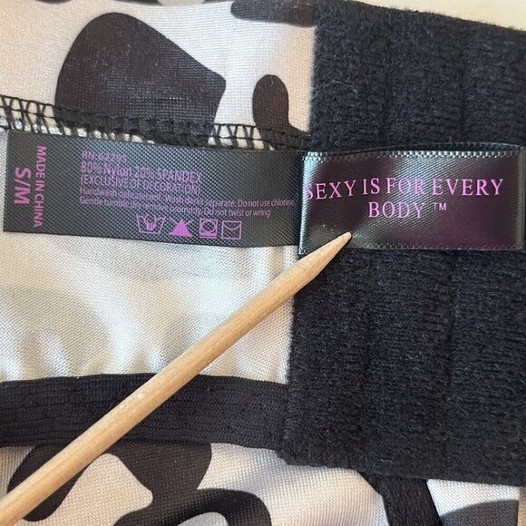 New Fantasy Lingerie Leopard Animal Bralette Bra Top S/M Sexy Mob Wife Gyaru - Picture 15 of 15